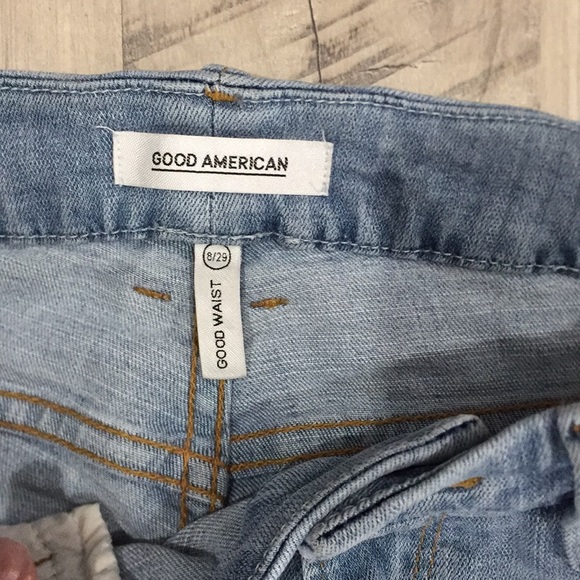 Good American Good Waist distressed Jeans - Picture 2 of 4